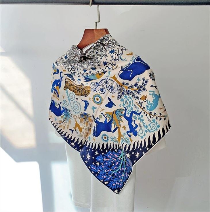 wholesale custom silk scarf printing