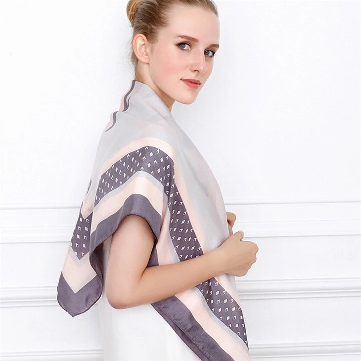 Bespoke High Quality Screen Print Silk Scarf