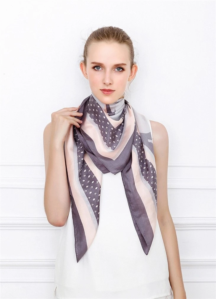 Bespoke High Quality Screen Print Silk Scarf