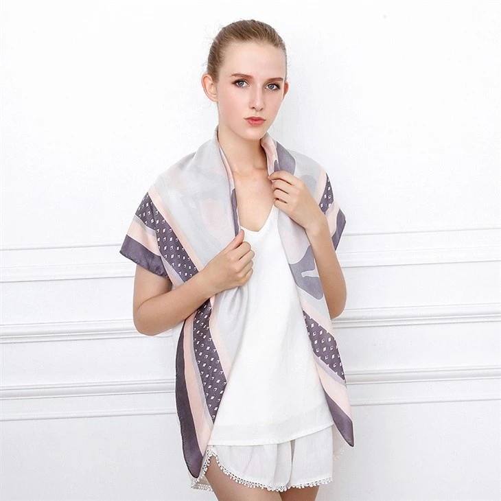 Bespoke High Quality Screen Print Silk Scarf