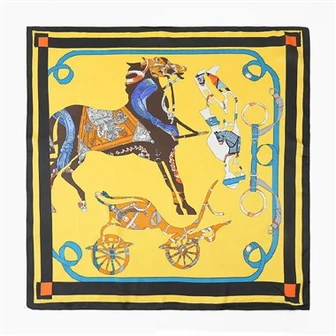 70x70cm المرأة الصغيرة فسيفساء النقل طباعة وشاح المهنية